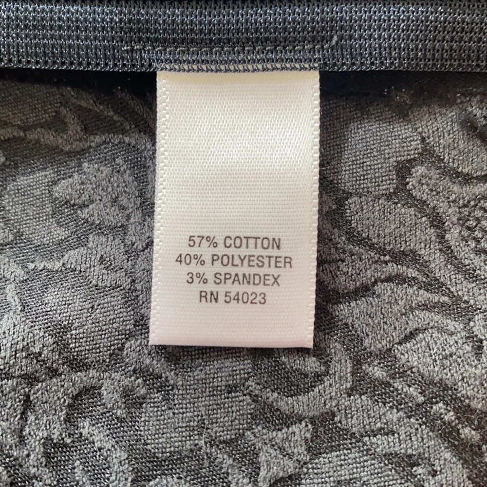 NWOT! Banana Republic Monogram Black Peplum Top